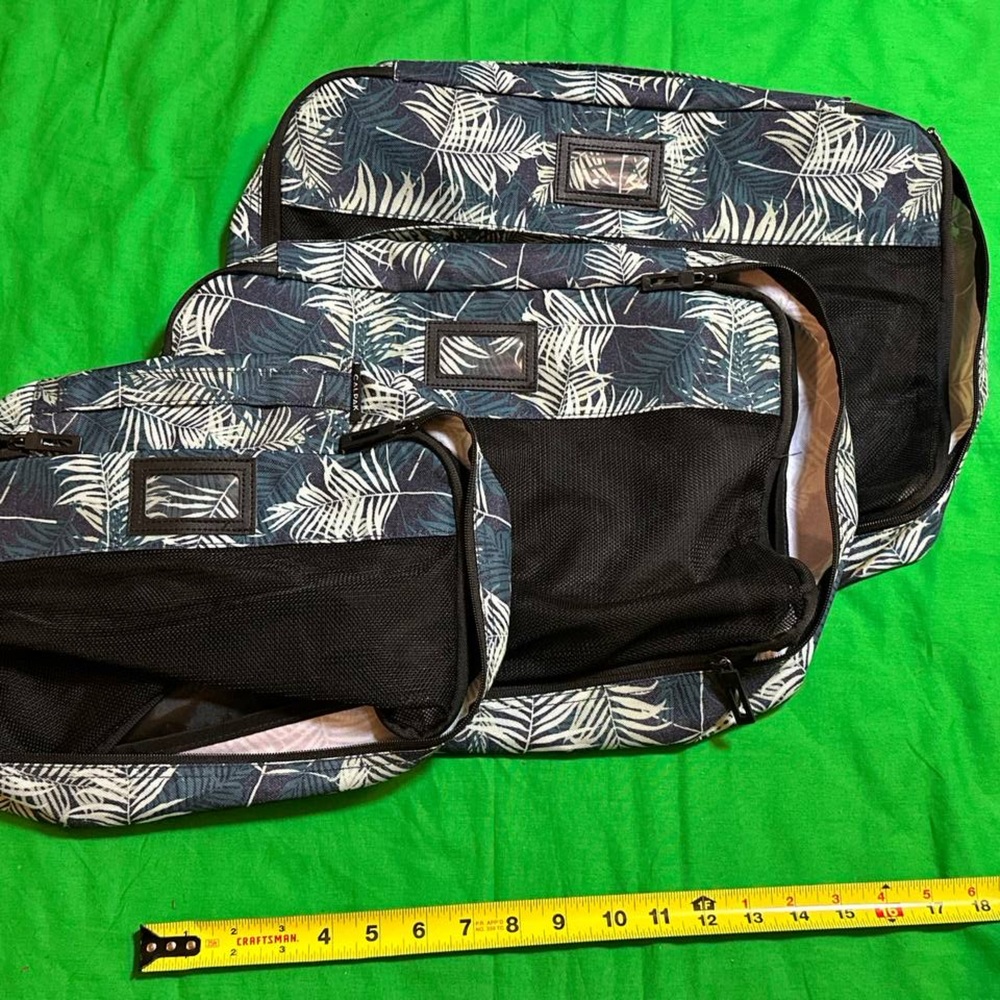 CALPAK Stevyn Green Palm Leaf travel carry-on weekender duffel bags
